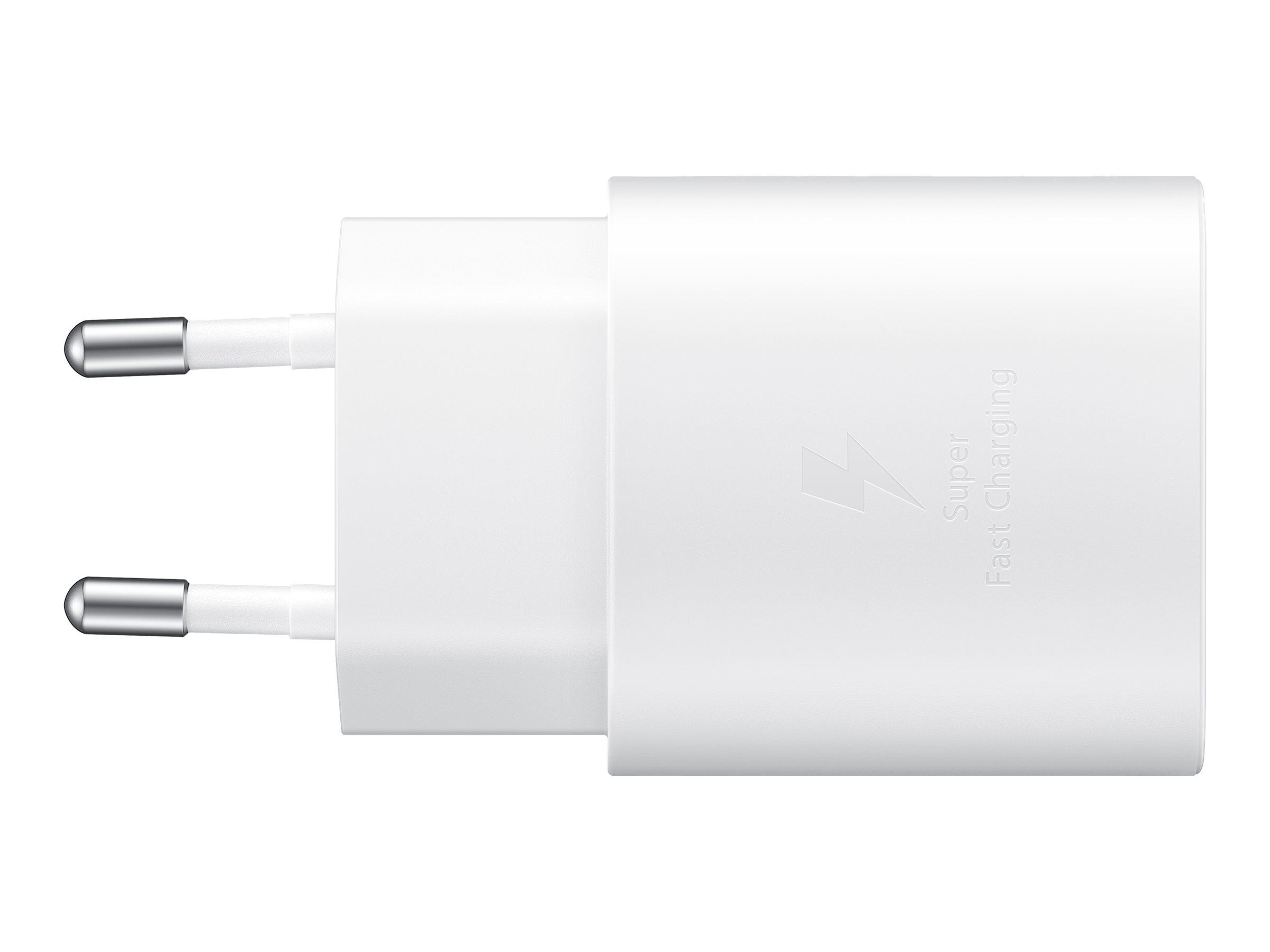 Oplader USB?C 25 W - Samsung Super Fast Charging (hvid)