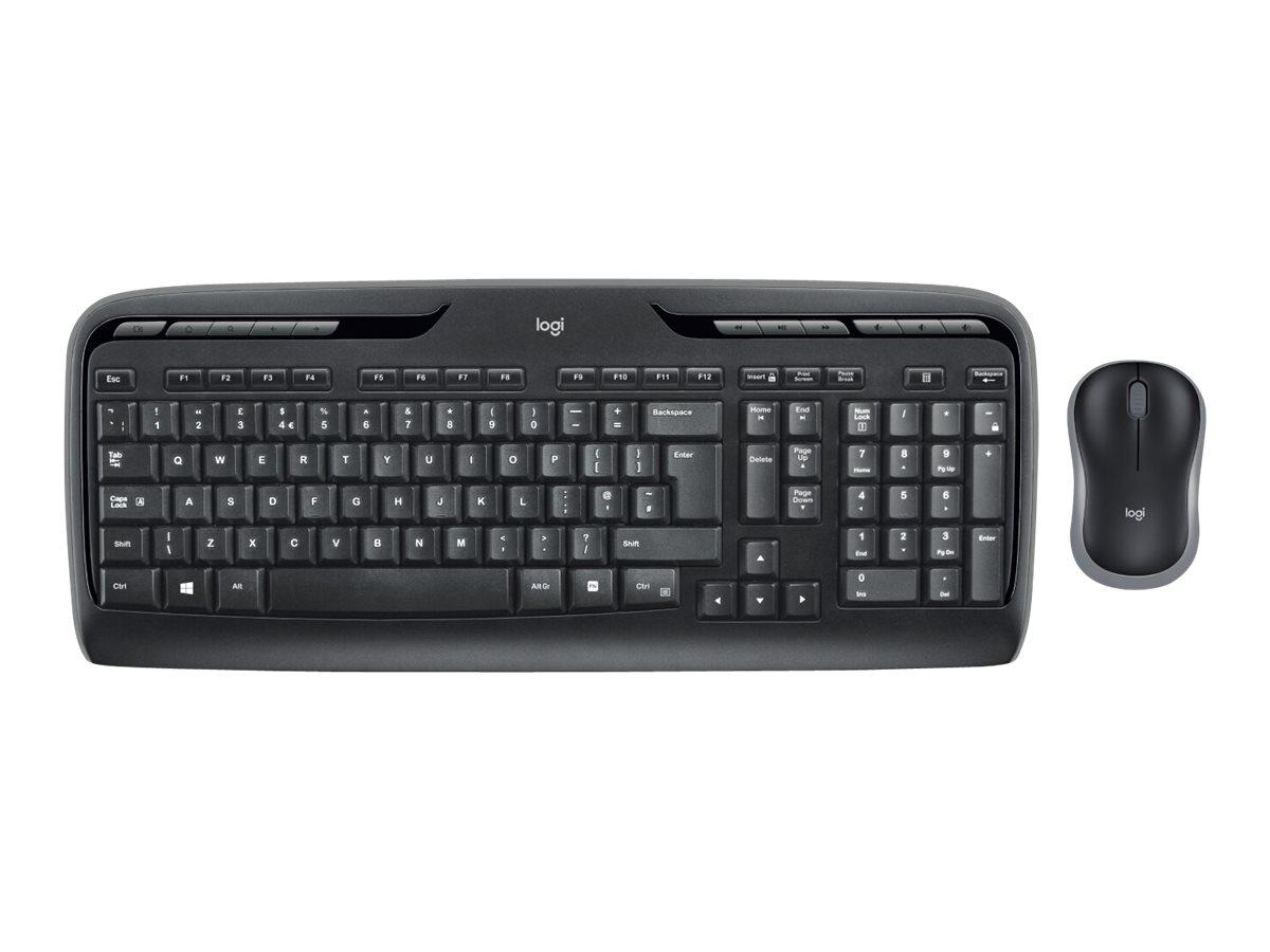 Trådløst tastatur og mus Logitech MK330 - nordisk layout