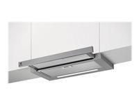 Electrolux 600 LFP616X teleskopisk emhætte 59,8 cm - grå med LED og 3 hastigheder