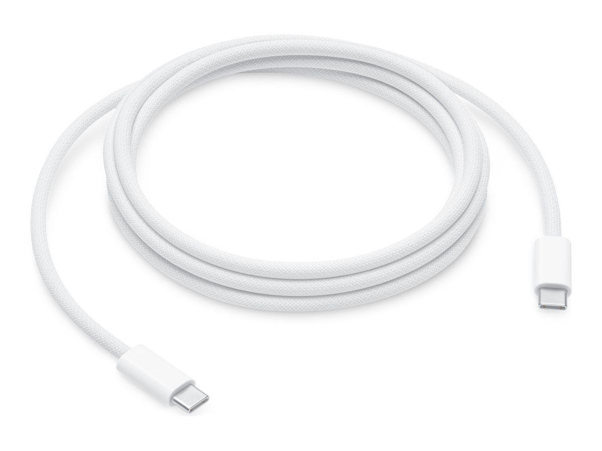 USB-C kabel 2 m - Apple, hvid, USB 2.0, 240 W PD