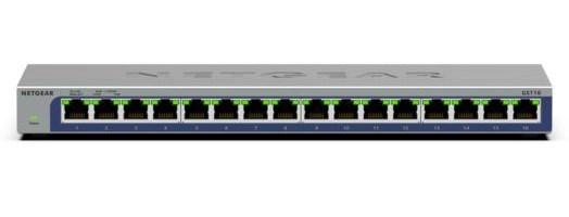 NETGEAR GS116 16 Port Gigabit Desktop Switch - Switch - 16 x 10/100/1000 - desktop