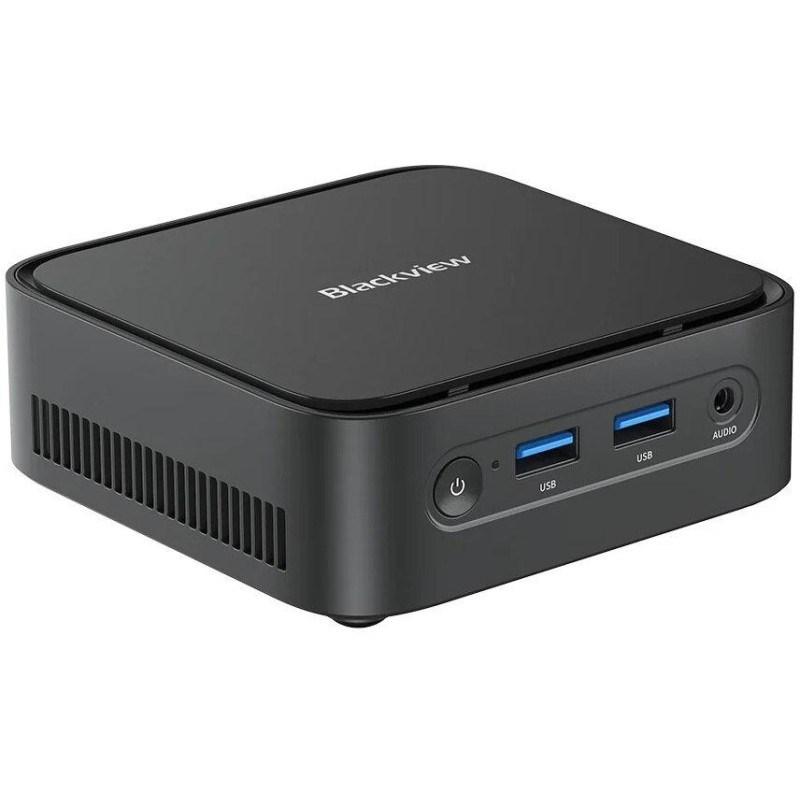 Blackview MP50 Mini PC - Ryzen 5 3500U, 16GB RAM, 512GB SSD, Windows 11 Pro - Sort