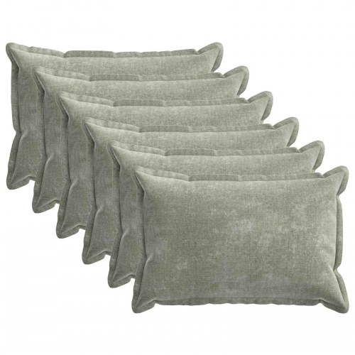 Pudebetræk 6 stk. HOUTEN grøn 50 x 80 cm i chenille