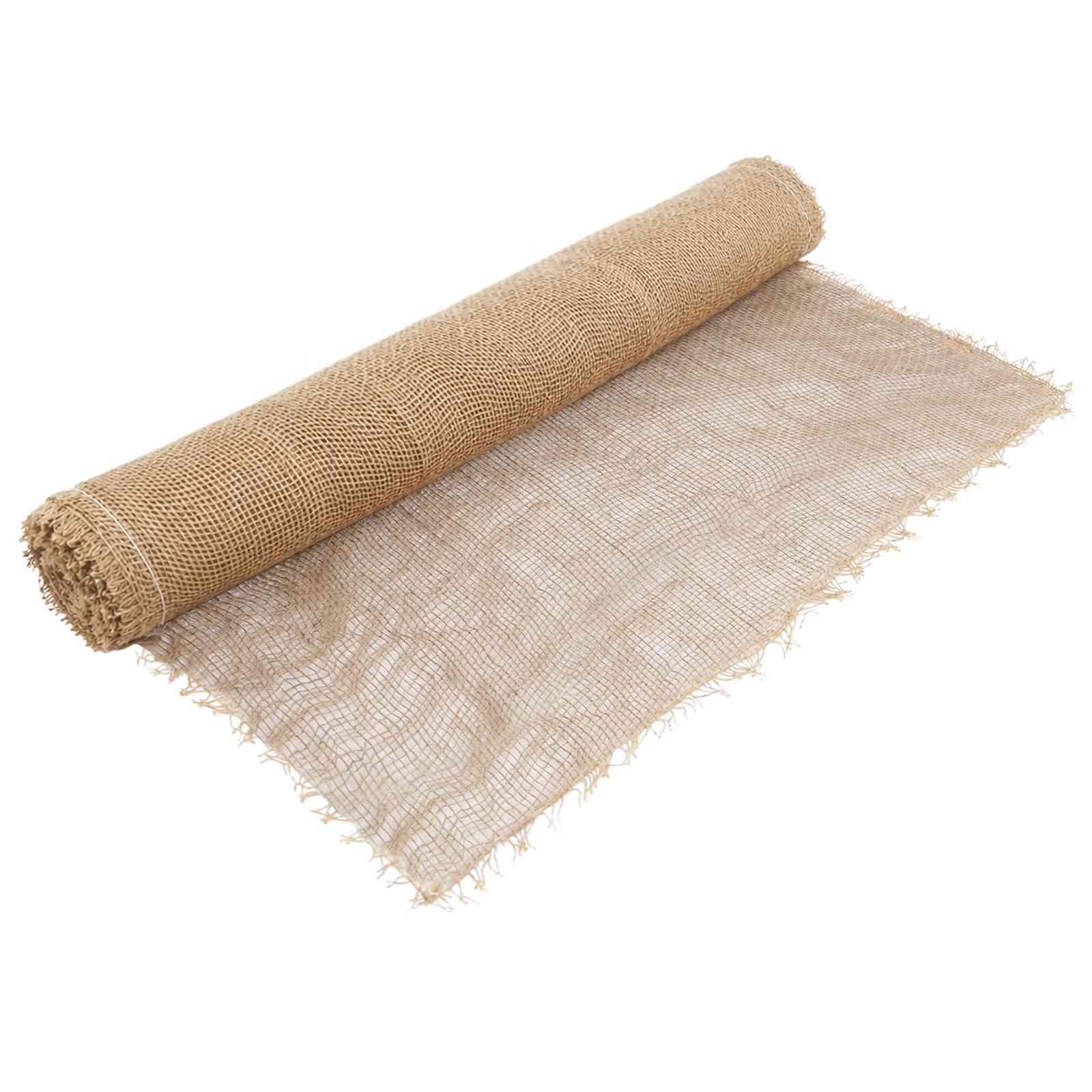 Jute rulle naturfarvet 100 x 1000 cm til dekoration og håndværk billede