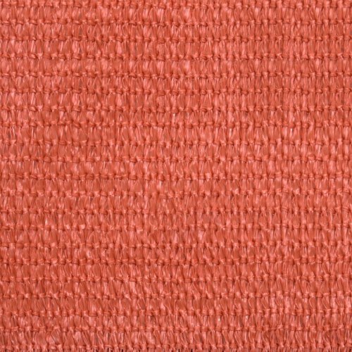 Solsejl 5 x 6 m HDPE 160 g/m² rektangulært terrakotta