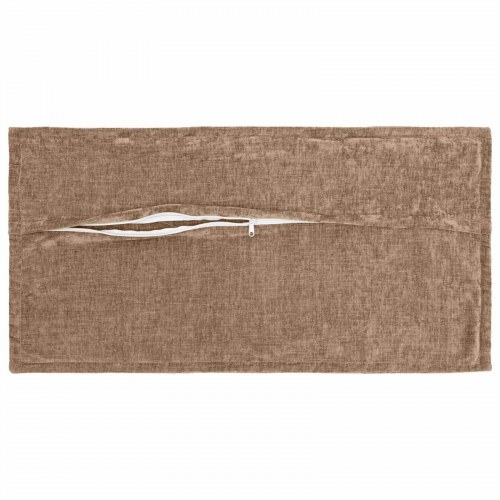 Pudebetræk HOUTEN brun 40 x 80 cm chenille stof 12 stk.