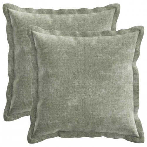 Pudebetræk HOUTEN 2 stk. grøn 35 x 35 cm i chenille