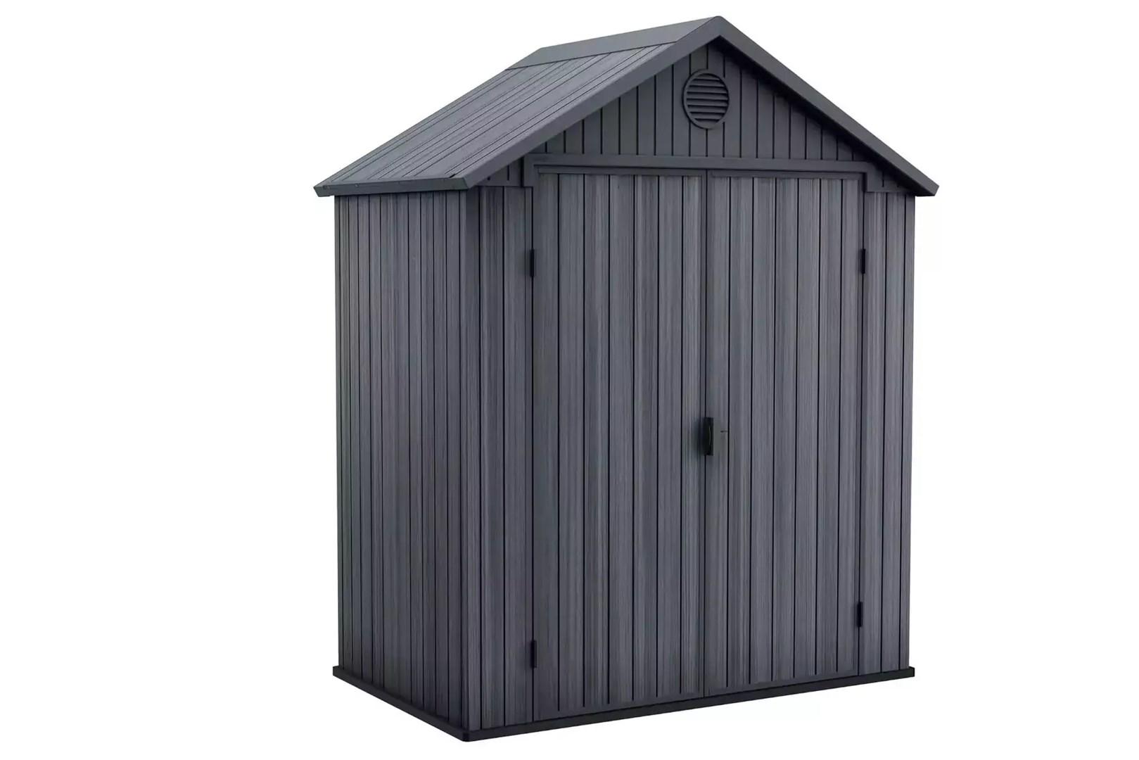 Keter Darwin 6x4 haveskur grå 190 × 121 × 221 cm billede