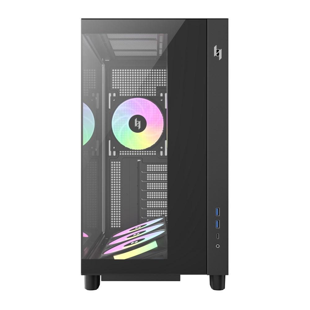 GameMax NEX C53 BK sort PC-kabinet til gaming