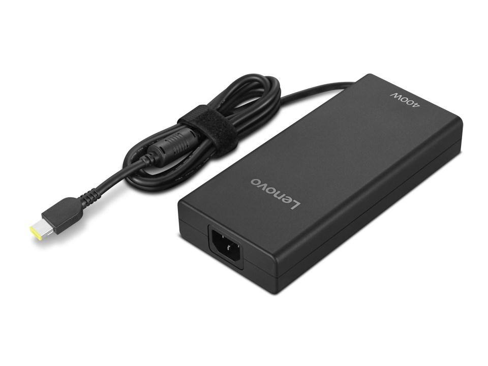 Lenovo Legion - Strømforsyningsadapter - tynd - AC 100/240 V - 400 watt - Europa - sort - for ThinkPad T16 Gen 4 21QN