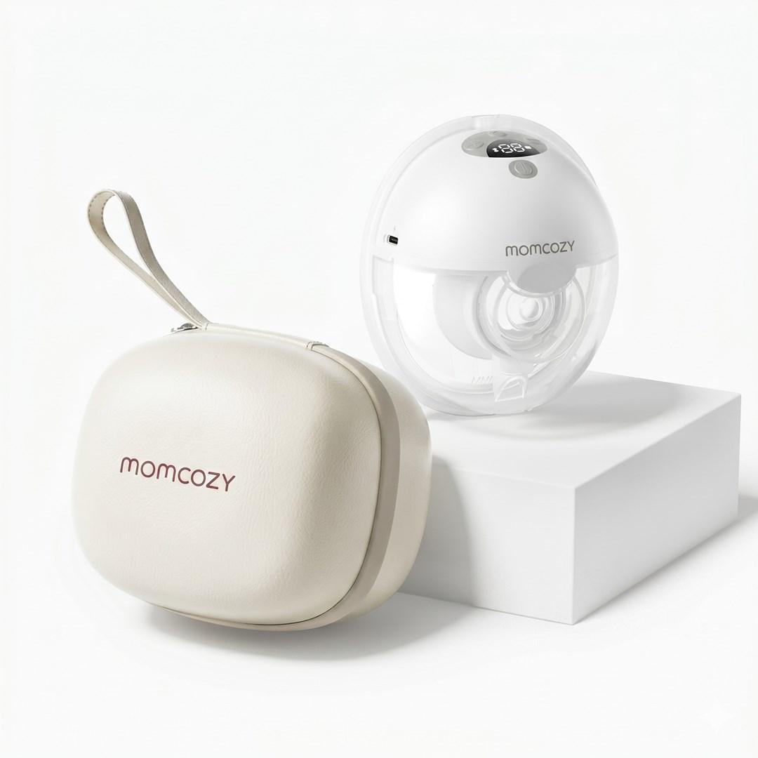 Momcozy M5 išmanusis nešiojamas Pientraukis – | Pientraukis conchoidal | App control, belaidis, single, spalva pilka