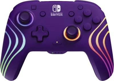PDP Afterglow Wave lilla USB gamepad til PC og Xbox Series X|S billede