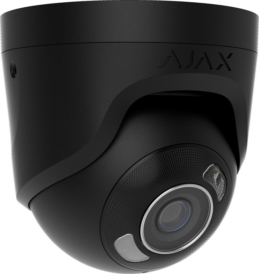 Ajax TurretCam 8 MP 4 mm overvågningskamera i metal - sort