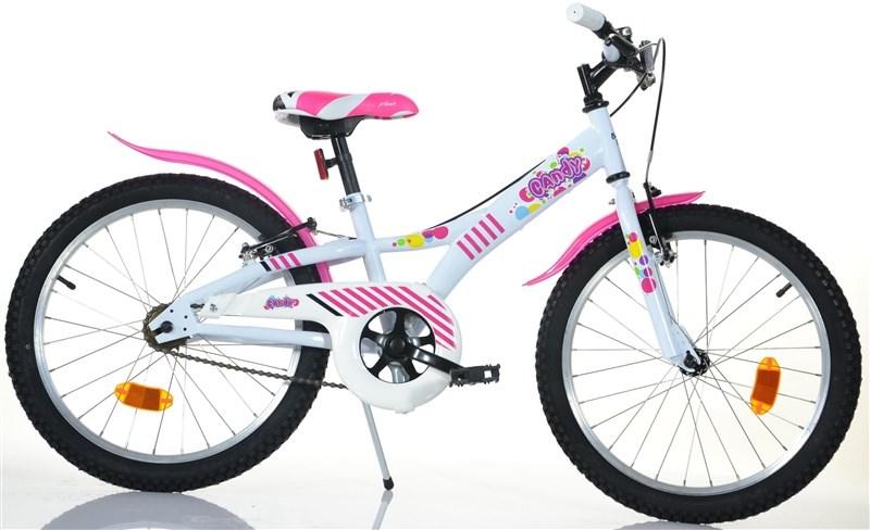 Candy 20 børnecykel 20 tommer - hvid/rosa