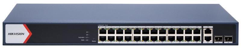 Hikvision DS-3E1528P-EI netværksswitch med PoE