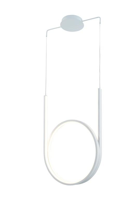LED pendellampe 48 W 3.360 lm hvid billede
