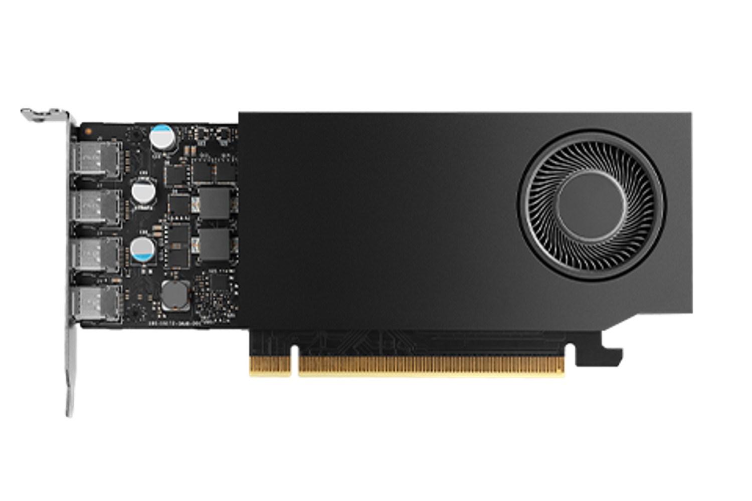 HP NVIDIA RTX A1000 8 GB grafikkort med mini-bracket og 4 x mini DisplayPort billede