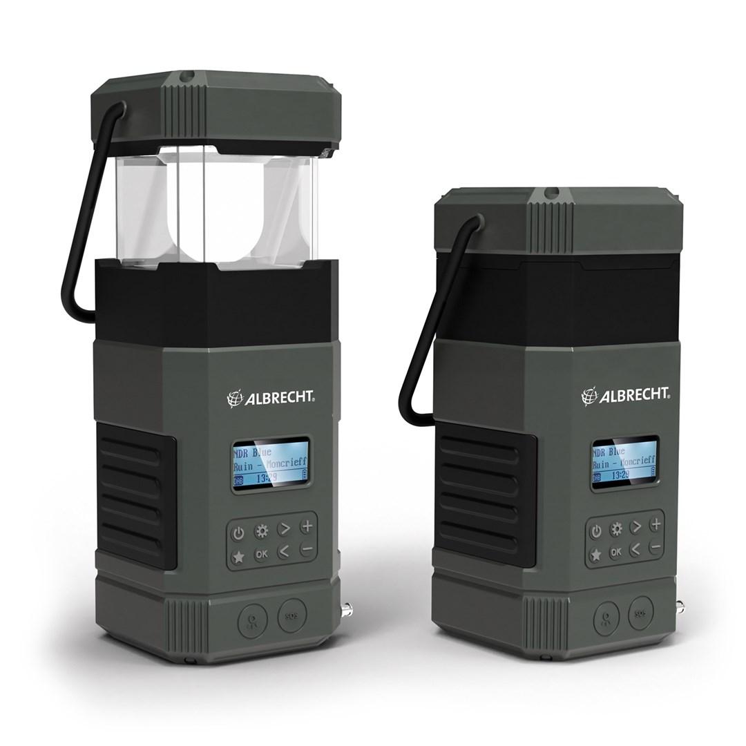 Albrecht DR 114 DAB batteridrevet campinglanterne med USB-C