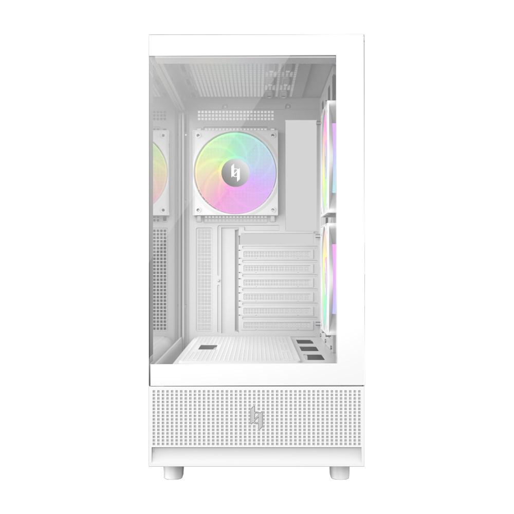 GameMax NEX C51 WH hvidt PC-kabinet