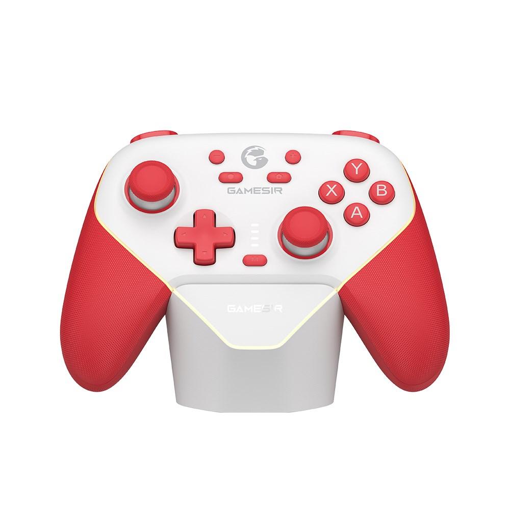 GameSir Super Nova multiplatform gamepad til PC - rød/hvid
