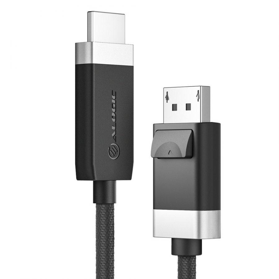 ALOGIC DisplayPort til HDMI-kabel 2 m 4K sort/grå