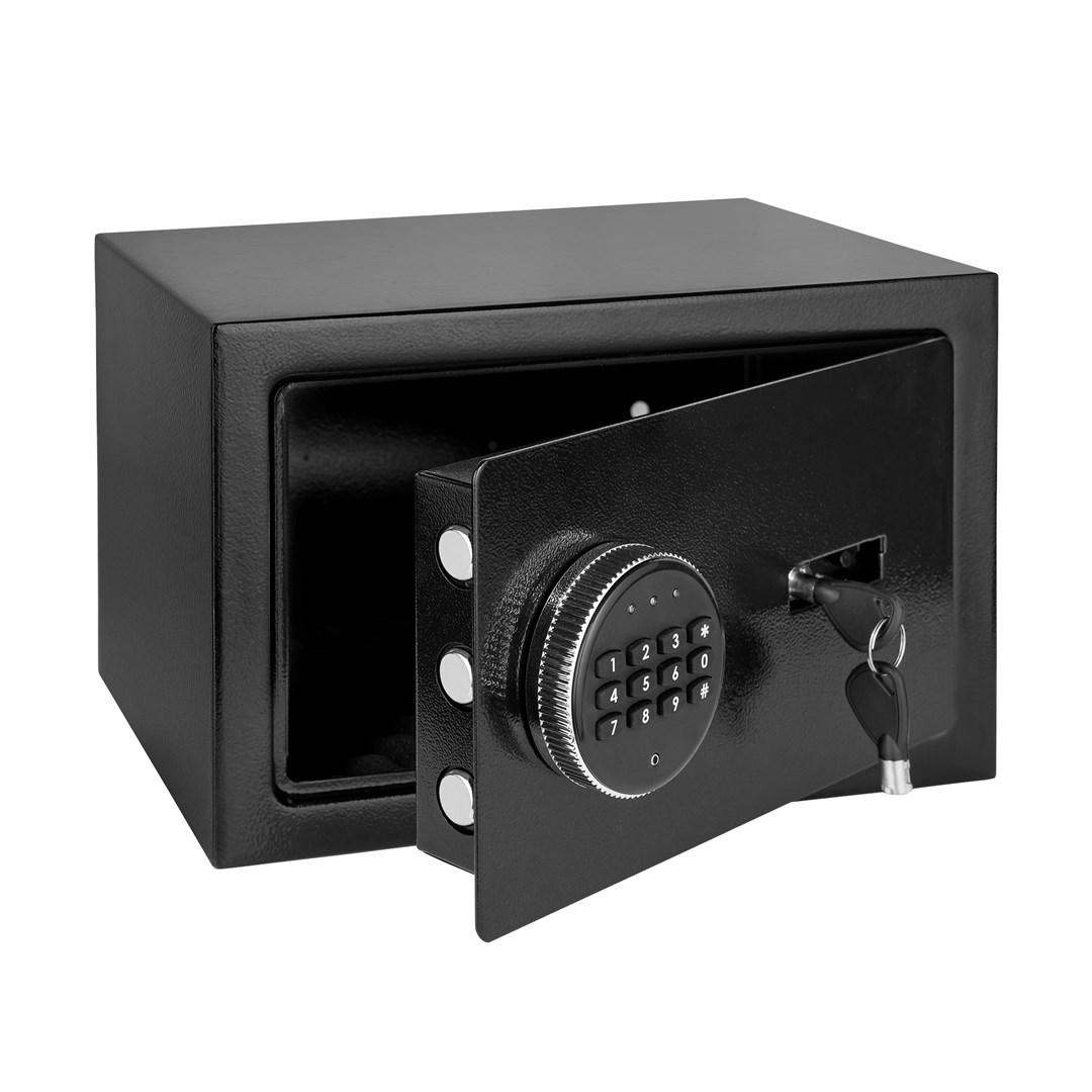 Rebel RB-7002 elektronisk pengeskab med PIN-kode og nøgle