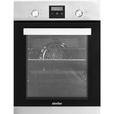 Simfer 4207BERIM.1 indbygningsovn 47 l multifunktionsovn i rustfrit stål billede