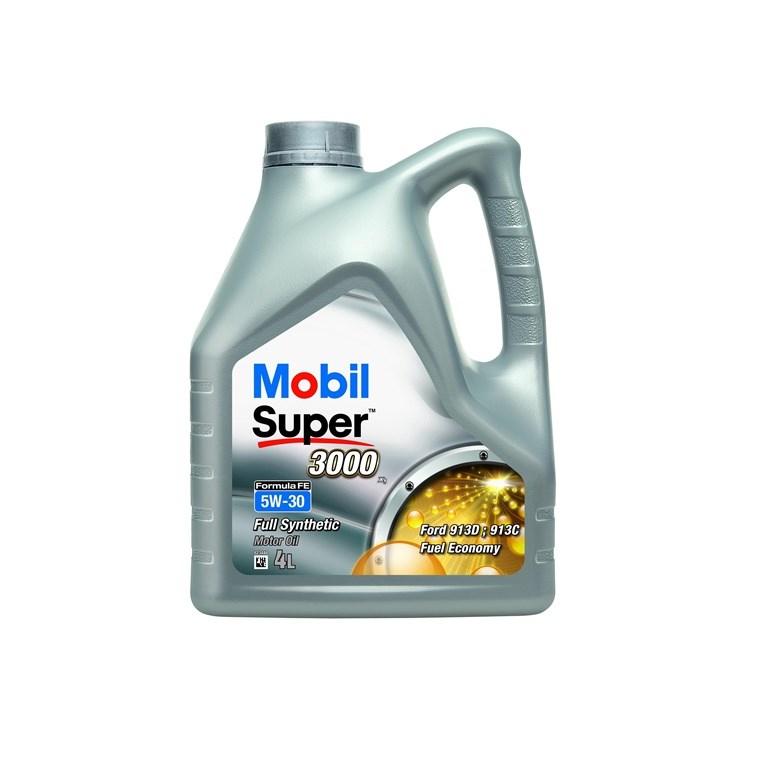 Mobil Super 3000 Formula FE 5W-30 fuldsyntetisk motorolie 4 L