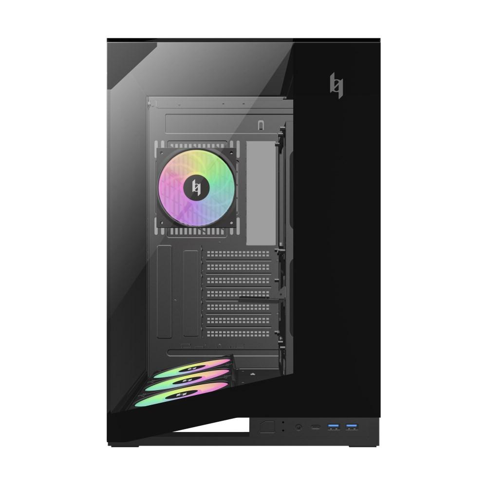 GameMax NEX C56 VC BK midi tower PC-kabinet sort