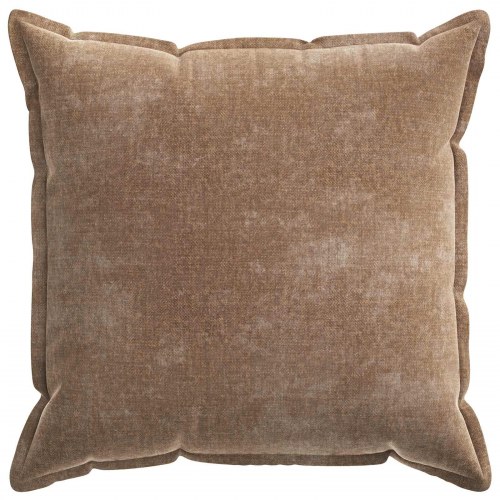 Pudebetræk 2 stk. HOUTEN brun 60 x 60 cm i chenille stof