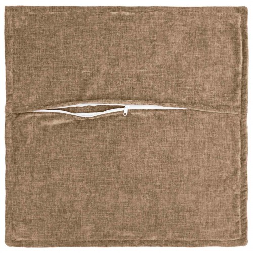 Pudebetræk 2 stk. HOUTEN brun 60 x 60 cm i chenille stof