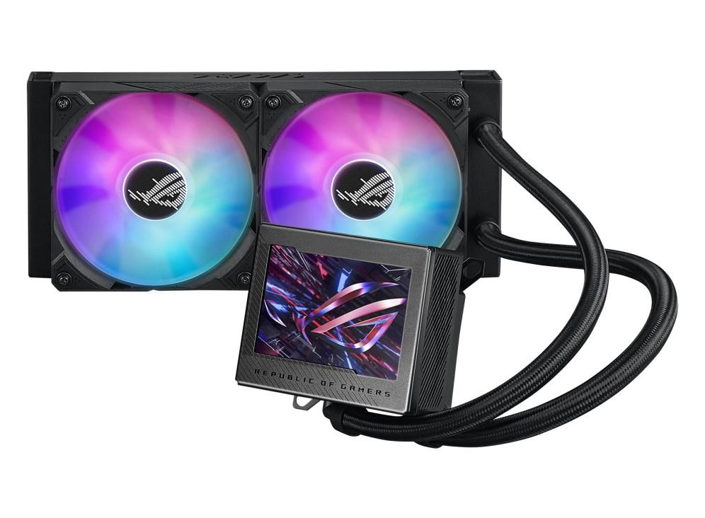 ASUS ROG RYUJIN III 240 ARGB - Processors flydende kølesystem - med LCD-display - (for: LGA115x Socket, LGA1200, LGA1700, AM4, AM5) - kobber - 120 mm