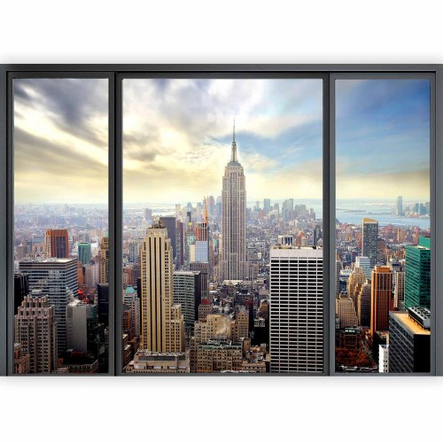 Fototapet By bag glas