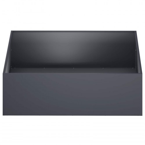 Plantekasse 2 stk. antracit 80 x 80 x 30 cm