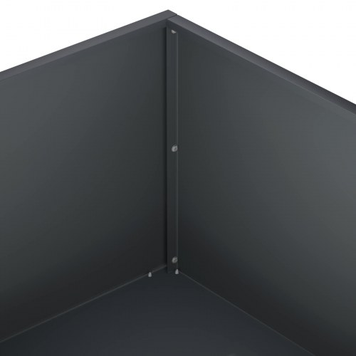 Plantekasse 2 stk. antracit 80 x 80 x 30 cm