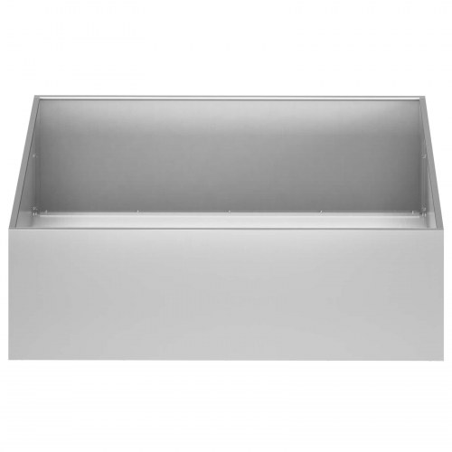 Plantekasse 2 stk. - sølv 80 x 80 x 30 cm
