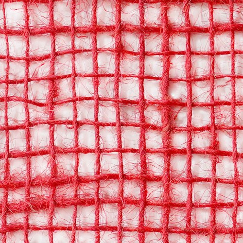 Jutenet til haven 50 cm x 5 m 180 g/m² - rød