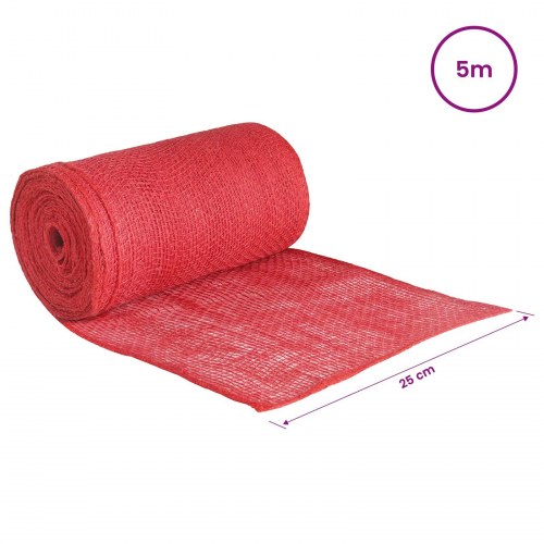 Havejutenet 25 cm x 5 m 180 gsm - rød