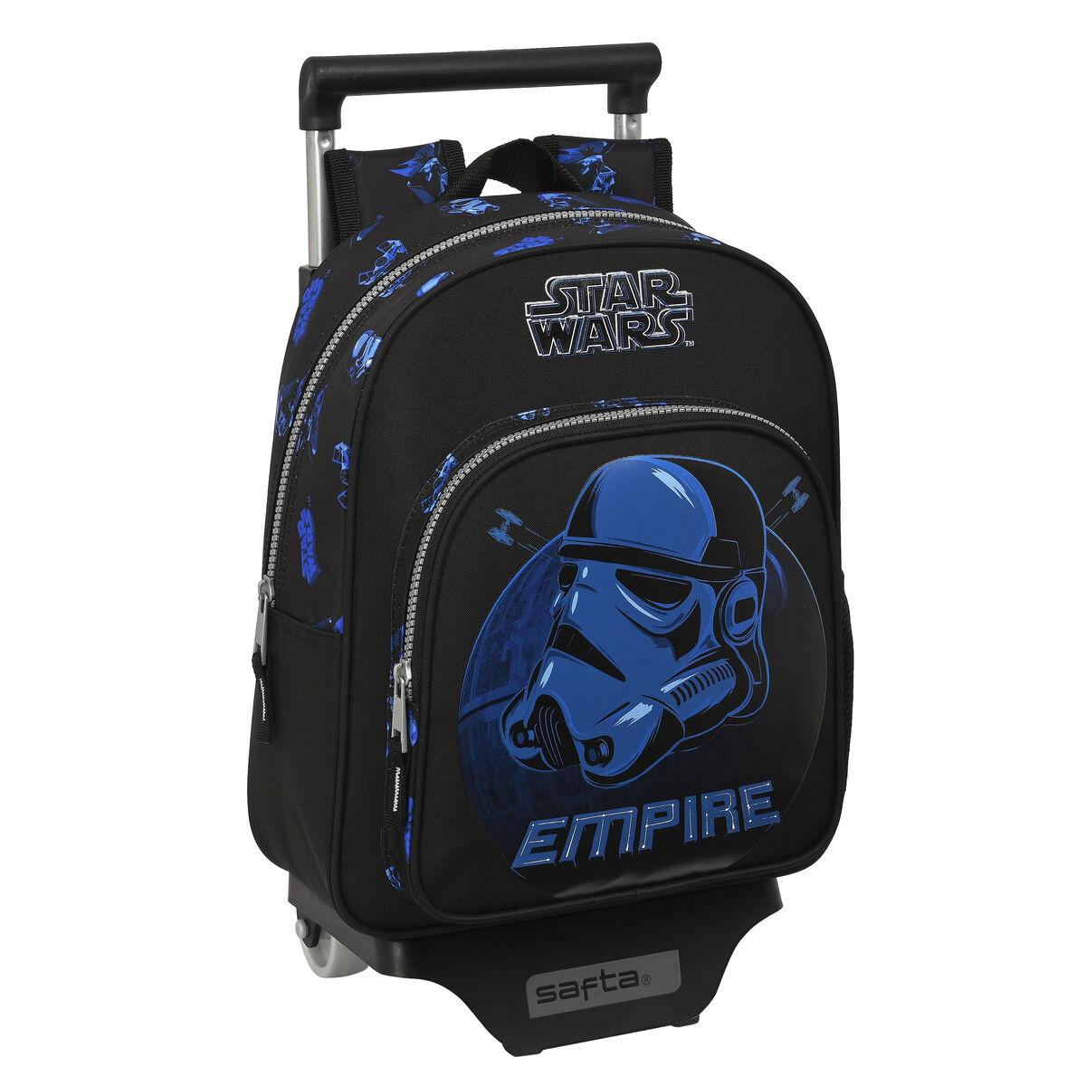 Star Wars Digital Escape skolerygsæk med hjul sort 27 x 33 x 10 cm billede