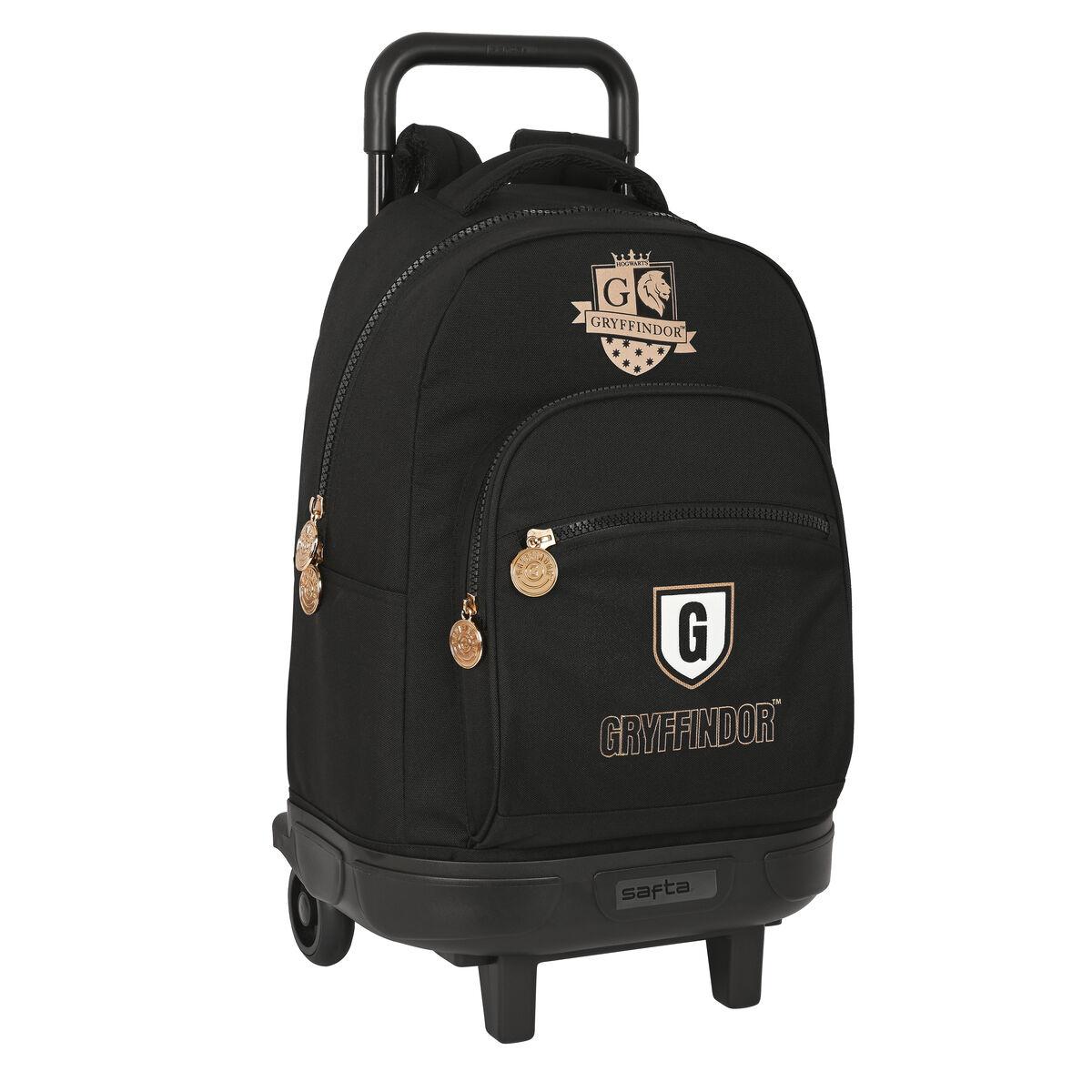 Harry Potter Bravery skolerygsæk med hjul sort 33 x 45 x 22 cm billede