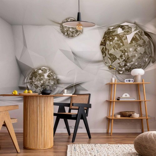 3D fototapet - Abstrakte Diamanter
