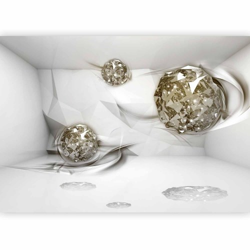 3D fototapet - Abstrakte Diamanter