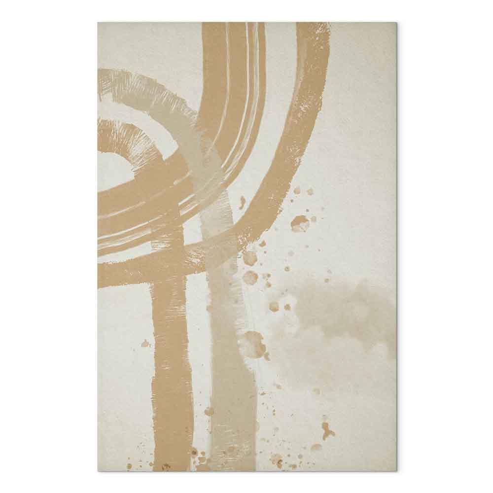 Billede på lærred Beige Minimalisme 1-delt lodret - 60 x 90 cm - Akustisk billede