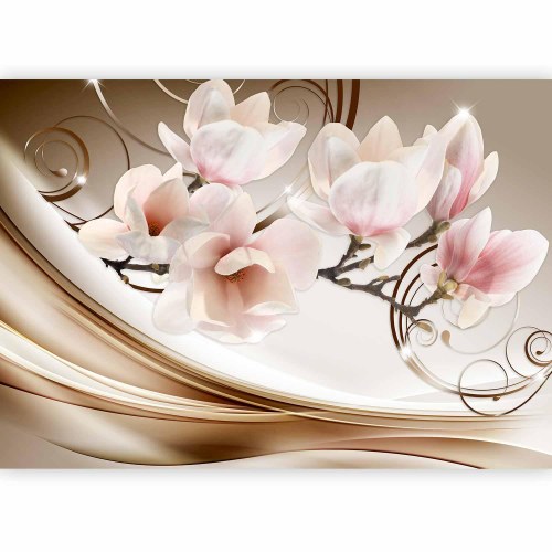Fototapet med magnolia - Bølger af magnolia