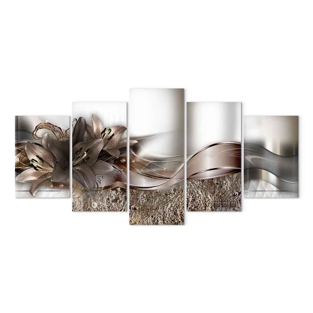 Lærredsbillede Ekstraordinær Alliance med blomster 100 x 50 cm - 225 x 112.5 cm - Standard billede