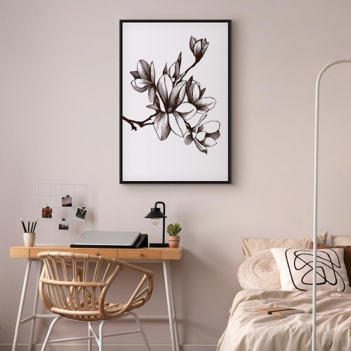 Lærredsbillede Renaissance Magnolier lodret