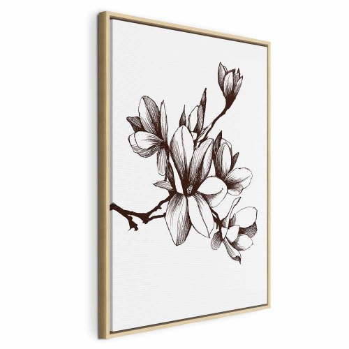 Lærredsbillede Renaissance Magnolier lodret