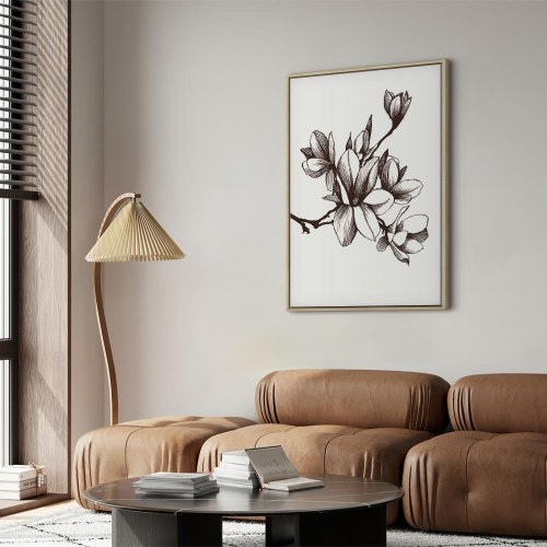 Lærredsbillede Renaissance Magnolier lodret