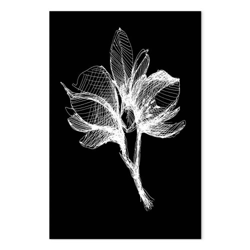 Lærredsbillede Night Flower - 1 del, vertikal