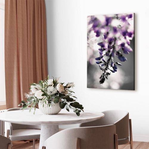 Blomsterbillede på lærred Violet Ringtones lodret
